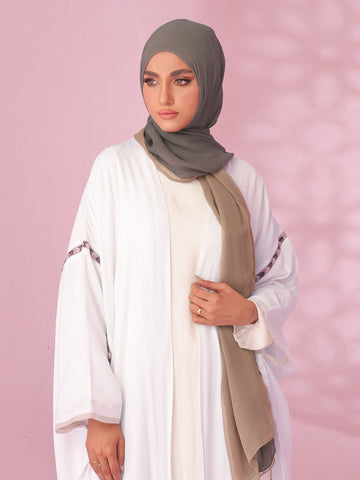 Tetreez Grace Two Tone Silk Chiffon Scarves